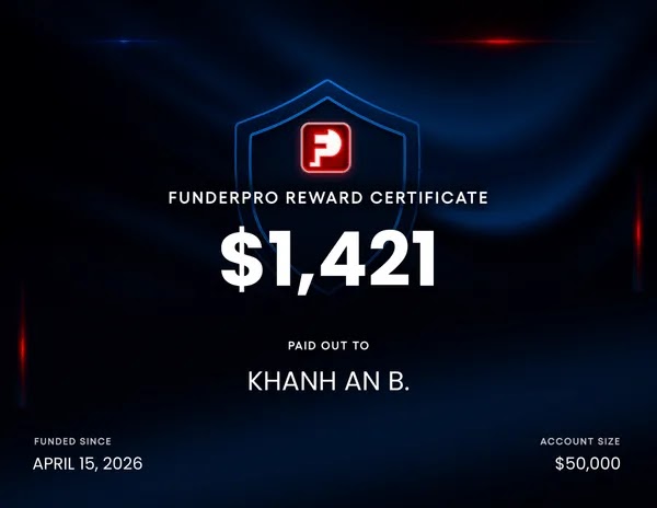 Verified withdrawal confirmation from a VOLCODE-operated funded account